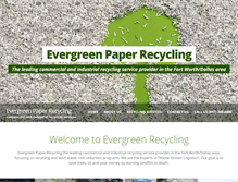 Tablet Screenshot of evergreen-recycling.com